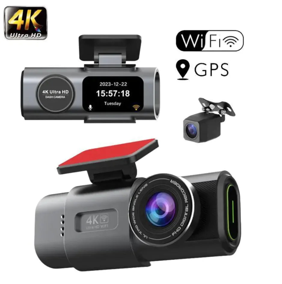 4K WiFi Night Vision Car Security Camera