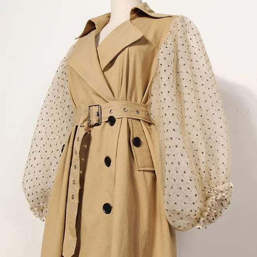 Mid-Length Women's Coat and Trench Coat