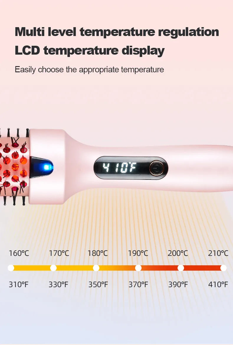 Portable Electric Straightening & Curling Comb