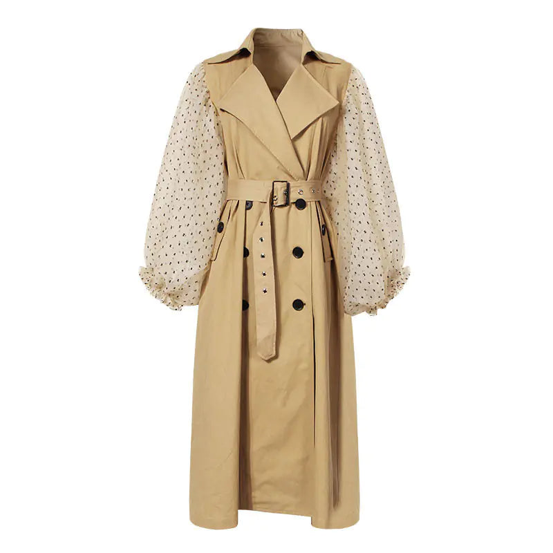 Mid-Length Women's Coat and Trench Coat